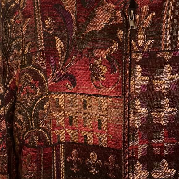 Coldwater Creek Multicolor Patterned Blazer - Picture 7 of 11